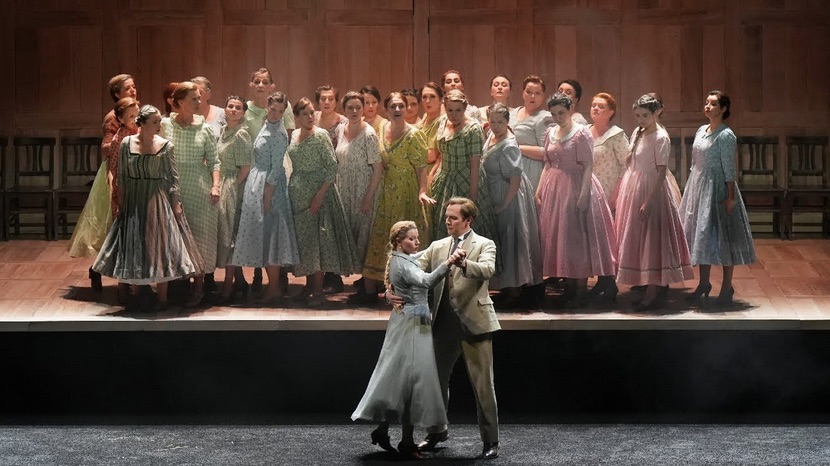 chorus and dancers